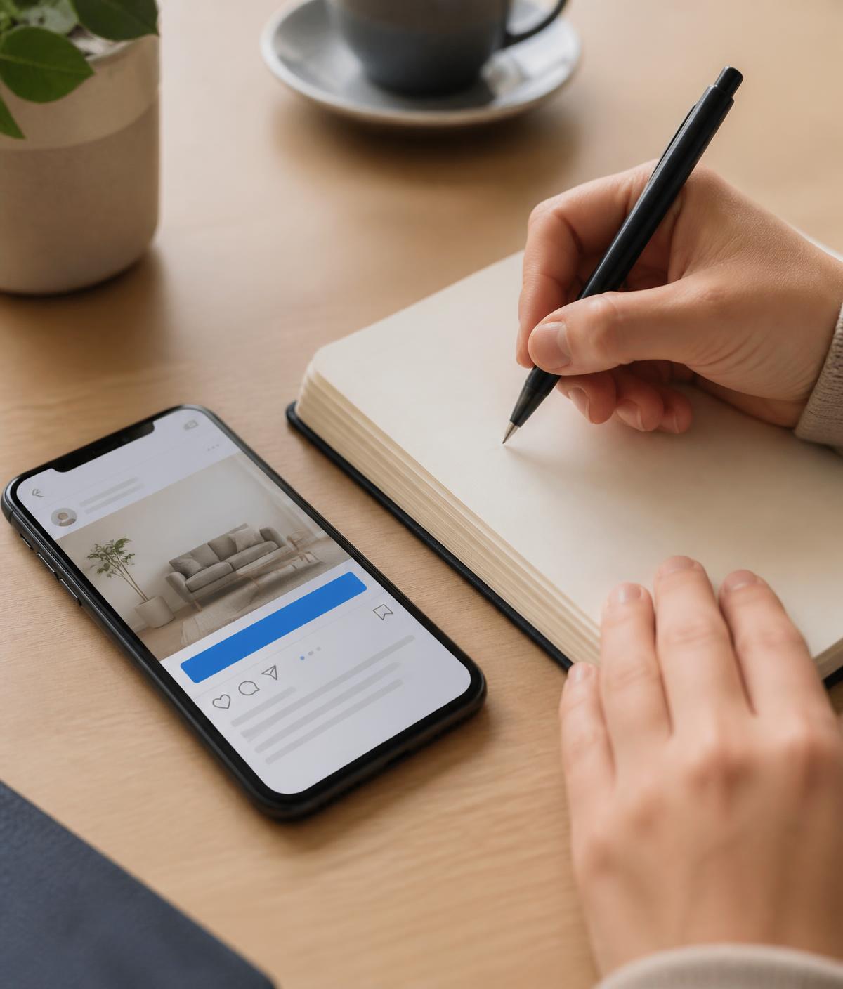 Préparation d'une campagne publicitaire sur mobile